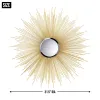 Golden Rays Sunburst Mirror