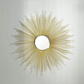 Golden Rays Sunburst Mirror