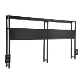 VEVOR Headboard for King Size Bed, Adjustable Height Headboard with 2 Shelves Storage