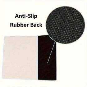 "Red White Blue Striped Welcome Mat - Durable Outdoor Patriotic Doormat for 4th July, Memorial Day Decor" (Color: 24 inches x 16 inches)