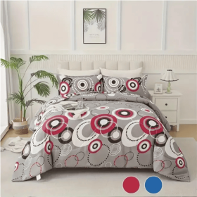 Oriental Beauty Quilt 3-piece Set King (Option: Style1)