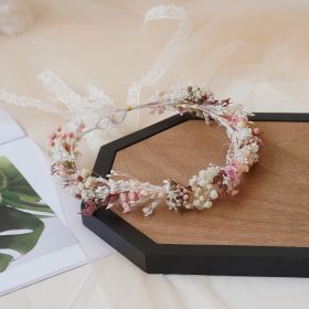 Baby Breath Crown, Dried Crown, Bride Crown, Wedding Crown, Daily Crown, Party Crown, Birthday Crown. (Option: Child)